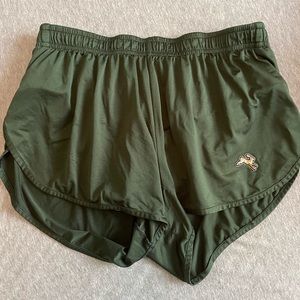 Twilight split shorts, green size Medium
